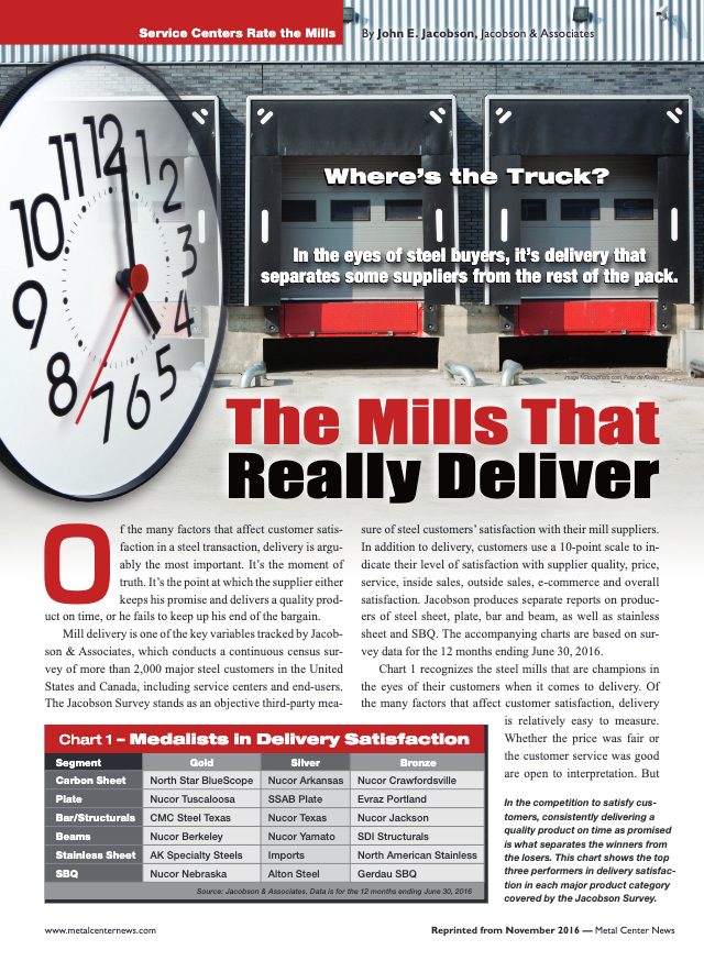 The Mills That Really Deliver (November 2016 · Metal Center News)